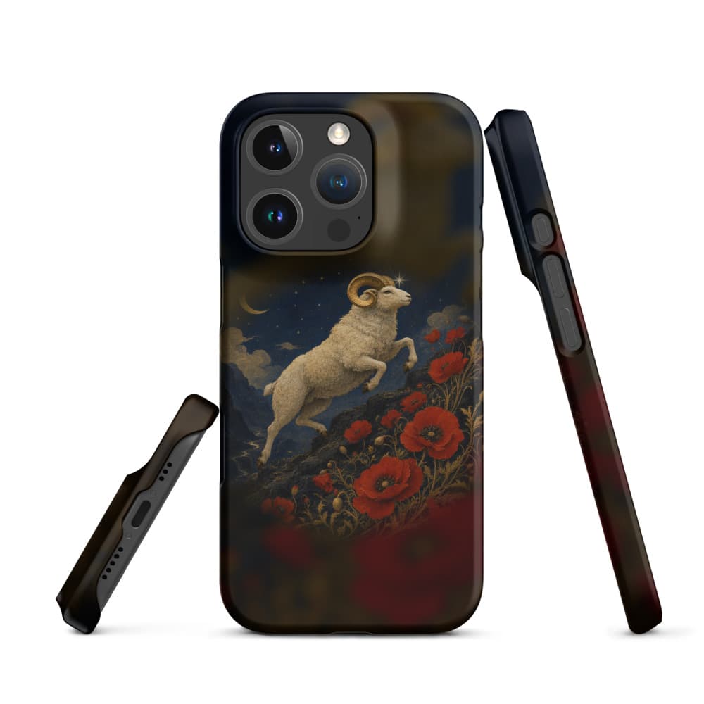 Aries Celestial Crest - Phone Case, an original Purchase Pony Aries phone case design.