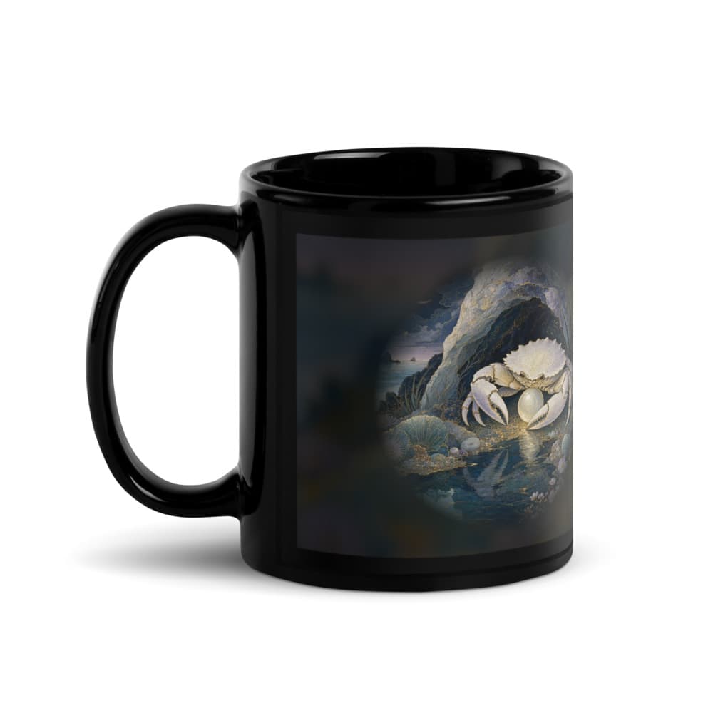 Cancer Coffee Mug - Tidal Talisman, an original Purchase Pony Cancer mug design.