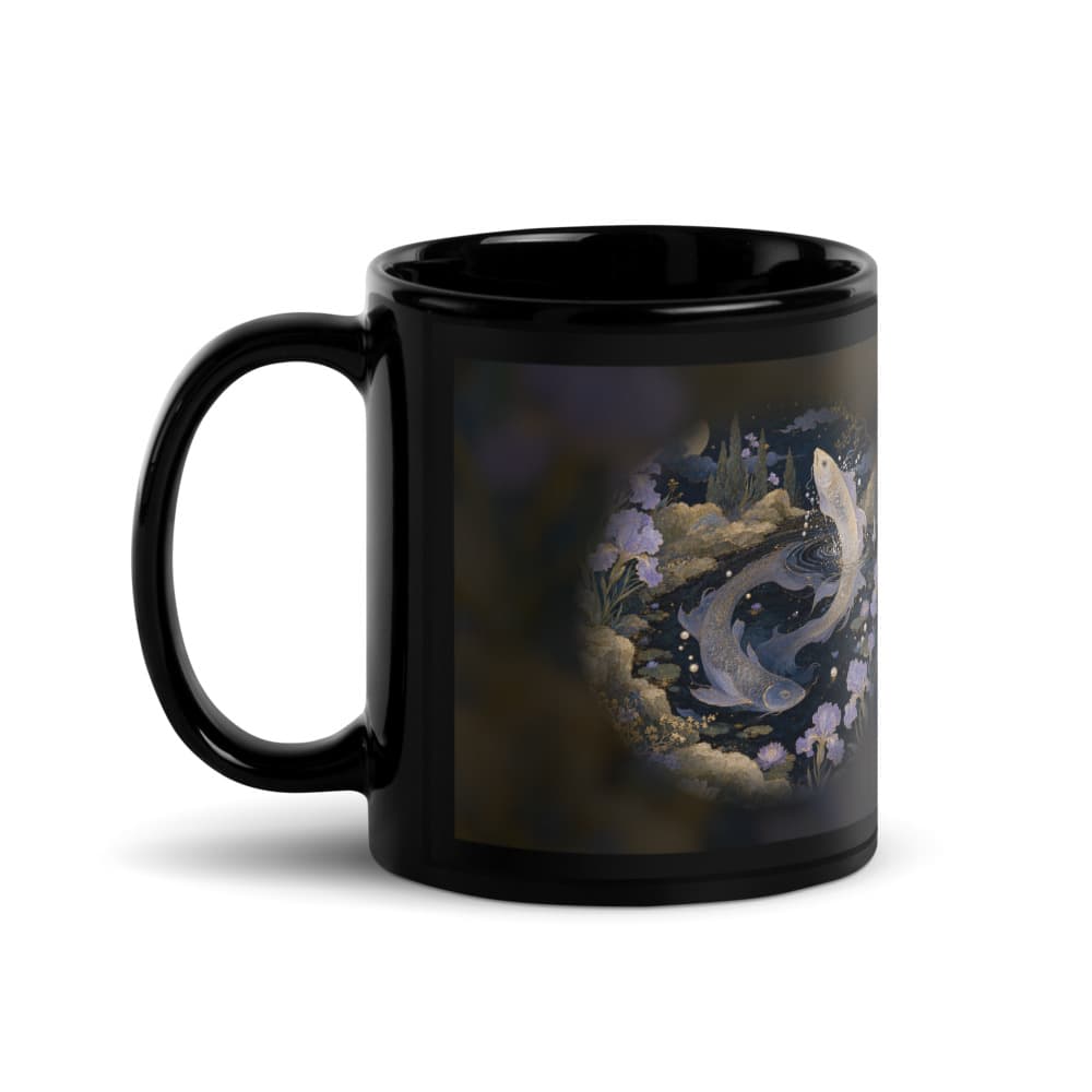 Pisces Coffee Mug - Moonpool Pair, an original Purchase Pony Pisces mug design.