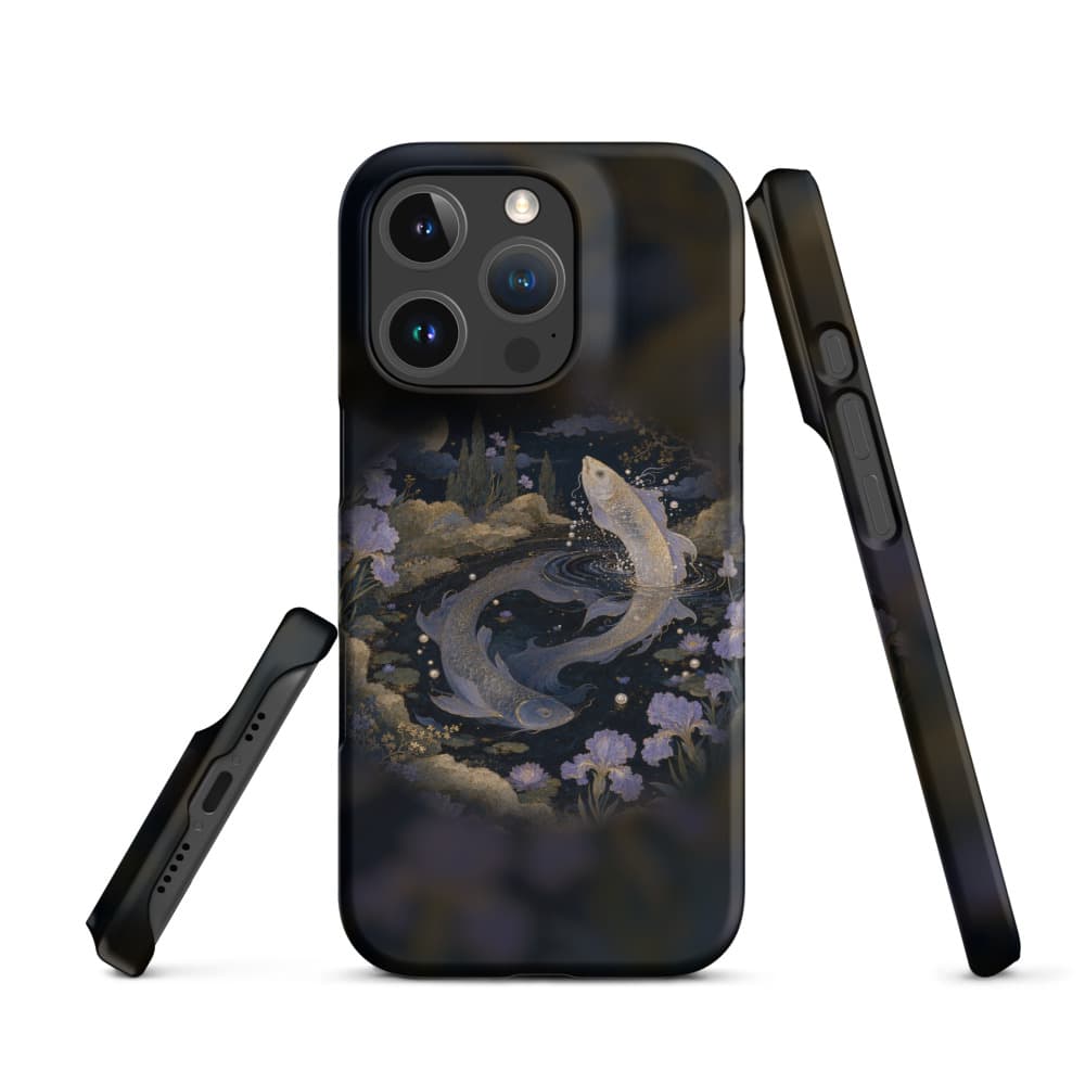 Pisces Moonpool Pair - Phone Case, an original Purchase Pony Pisces phone case design.