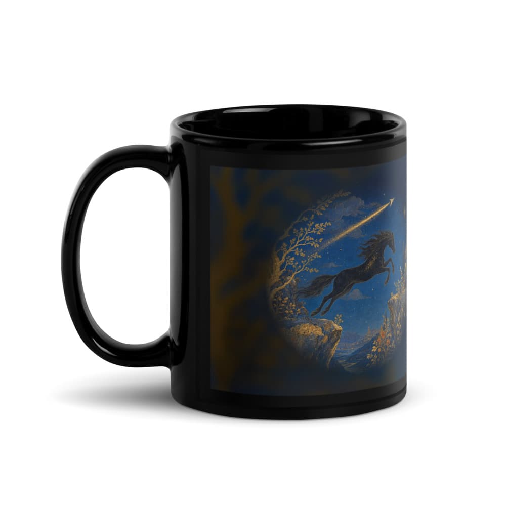 Sagittarius Coffee Mug - Archer's Lantern, an original Purchase Pony Sagittarius mug design.